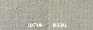 Pilling of cotton vs modal